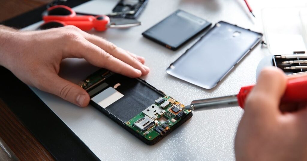 troca de peças e correções de celulares em Salvador